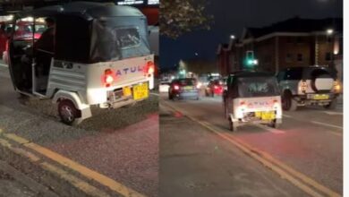 Photo of देसी ऑटो रिक्शा पहुंचा विदेश, रोड पर चलता देख हैरान हुए लोग