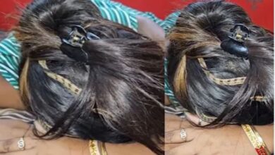 Photo of चैन से सो रही थी महिला, बालों में रेंगने लगा सांप, वीडियो देख लोग बोले – ‘दीदी