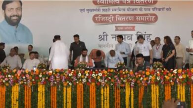 Photo of मुख्यमंत्री नायब सिंह ने स्वामित्व योजना के तहत किया संपत्ति प्रमाण पत्र का शुभारंभ और वितरण