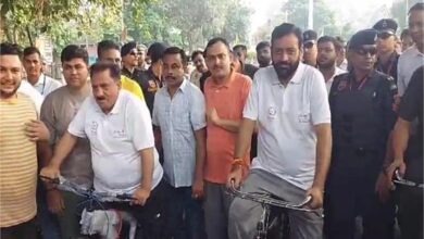 Photo of कुरुक्षेत्र में राहगीरी कार्यक्रम में सीएम सैनी ने चलाई साइकिल