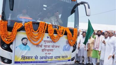 Photo of सीएम सैनी ने हिसार से अयोध्या के लिए बस को हरी झंडी दिखा किया रवाना