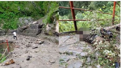 Photo of केदारनाथ पैदल मार्ग पर बड़ा हादसा, पहाड़ी से गिरा मलबा, छह यात्री घायल