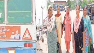 Photo of हरियाणा रोडवेज की बस में एक्स्ट्रा टायर ना होना बना आफत