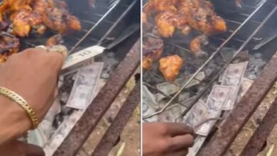 Photo of अचानक खाने का मन हुआ तंदूरी चिकन, शख्स ने नोट के बंडल जला गर्म की भट्टी