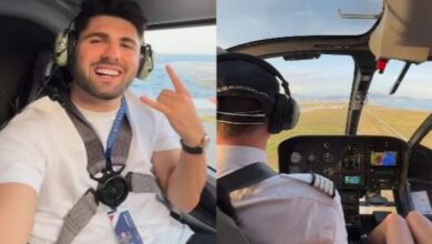 Photo of शख्स ने लिया हेलीकॉप्टर टैक्सी का मजा, पर किराया इतना ज्यादा