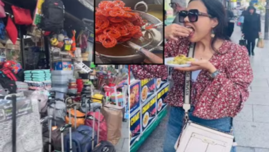 Photo of अंग्रेजों की धरती पर देसी बाजार! रोड पर लगी झाड़ू-बर्तन की दुकान