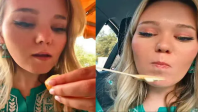 Photo of विदेशी लड़की पहुंची भारत, सड़क पर घूम-घूमकर खाए गोलगप्पे-दही भल्ले