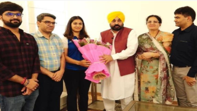 Photo of ओलंपिक में 2 मेडल जीतने वाली मनु भाकर ने सीएम  मान से की मुलाकात