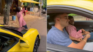 Photo of कार के साथ फोटो खींच रहा था अपाहिज लड़का, तभी आ गया गाड़ी का मालिक, फिर जो हुआ