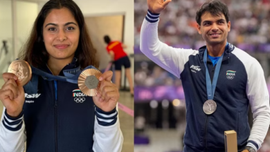 Photo of  ओलंपिक खिलाड़ियों को इनामी राशि जारी, विनेश-नीरज को चार-चार, मनु को पांच करोड़ मिले