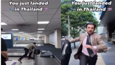 Photo of थाईलैंड पहुंचा शख्स, एयरपोर्ट से तुरंत उठाया बैग, तेजी से दौड़ते-दौड़ते पहुंचा यहां…