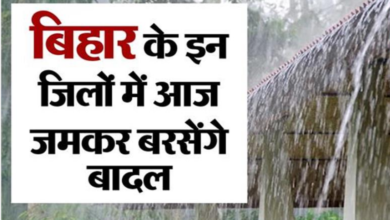 Photo of बिहार के इन जिलों में आज भारी बारिश की अलर्ट