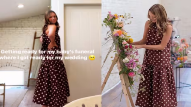 Photo of बेटी के अंतिम संस्कार पर ‘तैयार’ हुई मां, घूम-घूमकर दिखाई ड्रेस, देखने वाले भड़के
