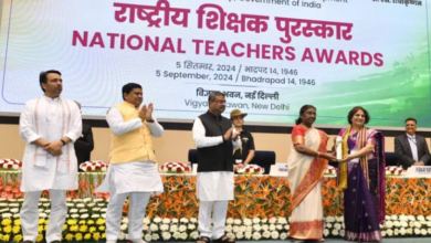 Photo of राष्ट्रपति मुर्मु ने शिक्षकों को किया सम्मानित, बोलीं- महिला सम्मान सिर्फ शब्दों में नहीं
