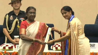 Photo of उत्तराखंड: राष्ट्रपति ने शिक्षिका कुसुमलता को राष्ट्रीय शिक्षक पुरस्कार से किया सम्मानित