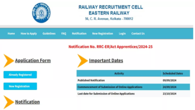 Photo of ईस्टर्न रेलवे में 3115 पदों पर आवेदन स्टार्ट