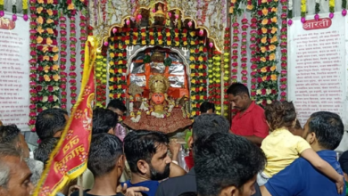 Photo of जयपुर: शारदीय नवरात्रि के पहले दिन ज्वाला माता मंदिर में श्रद्धालुओं की भारी भीड़