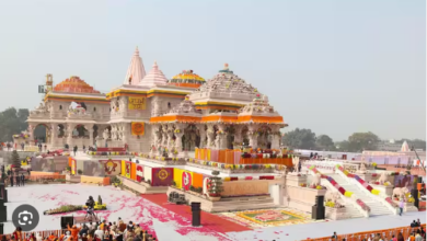 Photo of अयोध्या : राम मंदिर में पहली बार शस्त्र पूजन