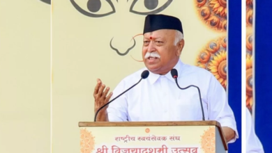 Photo of हिंदुओं का दुर्बल रहना अपराध, विजयादशमी कार्यक्रम में RSS चीफ ने दिया संदेश