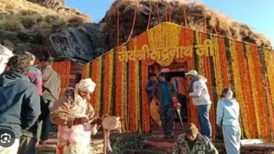 Photo of चमोली : शीतकाल के लिए बंद हुए चतुर्थ केदार रुद्रनाथ मंदिर के कपाट