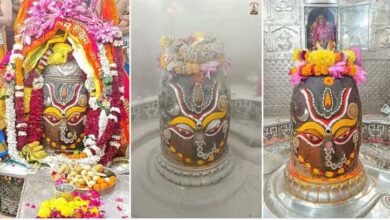 Photo of भस्म आरती में भगवान गणेश के स्वरूप में सजे बाबा महाकाल