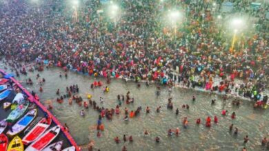 Photo of पौष पूर्णिमा पर लाखोंं श्रद्धालुओं ने लगाई पवित्र डुबकी