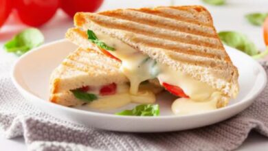 Photo of ब्रेकफास्ट में बनाएं हेल्दी और टेस्टी Cheese Tomato Sandwich