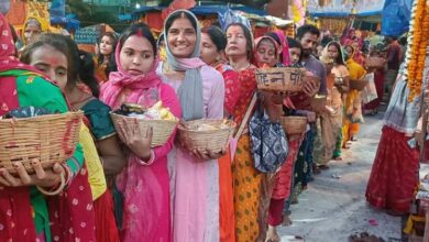Photo of शीतला अष्टमी पर बिहार शरीफ के मघड़ा गांव में उमड़ी श्रद्धालुओं की भारी भीड़