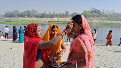 Photo of मुजफ्फरपुर में घाटों पर उमड़ी छठ व्रतियों की भीड़