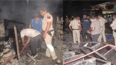 Photo of दिल्ली हाट बाजार में लगी भीषण आग