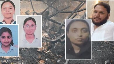 Photo of कानपुर अग्निकांड: भूतल पर आग और छत के जीने पर था ताला, 100% तक जल गए थे दंपती और तीनों बेटियां…