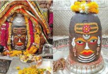 Photo of उज्जैन: मस्तक पर त्रिपुंड लगाकर रमाई भस्म, आकर्षक स्वरूप में नजर आए बाबा महाकाल