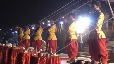 Photo of जम्मू: तवी रिवर फ्रंट पर भव्य आरती का आयोजन