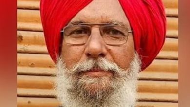 Photo of पंजाब: तरनतारन से आप विधायक डॉ. कश्मीर सिंह सोहल का निधन