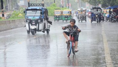 Photo of बरेली में झमाझम बारिश… सड़कों पर जलभराव