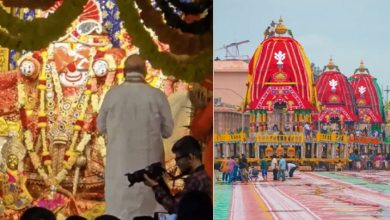 Photo of  भगवान जगन्नाथ रथयात्रा आज, अमित शाह ने अहमदाबाद के मंदिर में की मंगला आरती