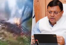 Photo of केदारनाथ मार्ग पर हेलिकॉप्टर क्रैश: सीएम पुष्कर सिंह धामी ने जताया दुख