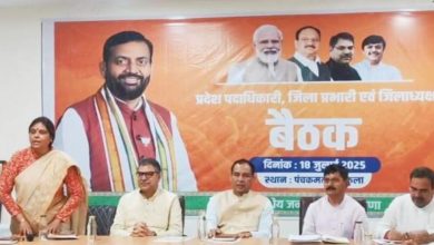 Photo of पंच कमल कार्यालय में BJP की अहम बैठक शुरू, मोहन लाल बड़ौली कर रहे अध्यक्षता