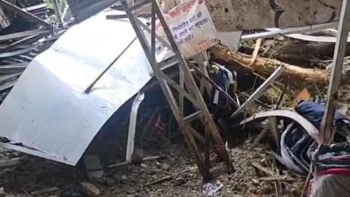 Photo of रियासी में वैष्णो देवी मंदिर जाने वाले पुराने मार्ग पर भूस्खलन
