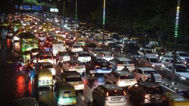 Photo of बारिश से दिल्ली में 200 जगहों पर जाम, सड़कें पानी से लबालब