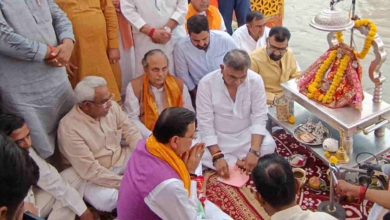 Photo of हरिद्वार: हरकी पैड़ी पर नदी उत्सव कार्यक्रम, सीएम धामी  ने किया गंगा पूजन