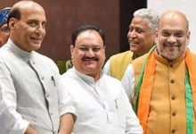 Photo of मानसून सत्र के लिए रणनीति तैयार कर रही सरकार, राजनाथ सिंह के घर मंत्रिसमूह की बैठक