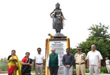 Photo of दिल्ली: उपराज्यपाल ने वीके सक्सेना ने मां यमुना की प्रतिमा का किया अनावरण