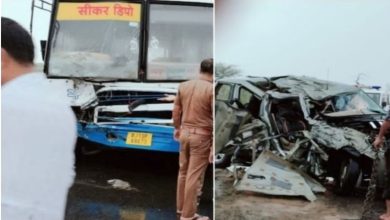 Photo of राजस्थान: नेशनल हाईवे-8 पर भीषण सड़क हादसा
