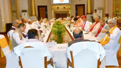 Photo of  राजस्थान के सांसदों से मिले सीएम भजनलाल शर्मा, केंद्र प्रवर्तित योजनाओं को गति देने पर चर्चा