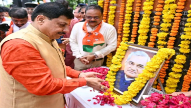 Photo of सीएम यादव ने भारत रत्न एवं पूर्व प्रधानमंत्री स्व. वाजपेयी की पुण्यतिथि पर किया नमन