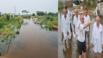Photo of हरियाणा के इस जिले में 2500 एकड़ जमीन जलमगन,  फसल पूरी तरह तबाह…