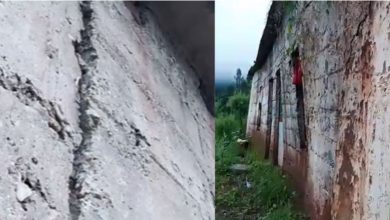 Photo of राजोरी के पंजनाडा गांव में जमीन धंसी, 20 मकानों में आई दरारें…