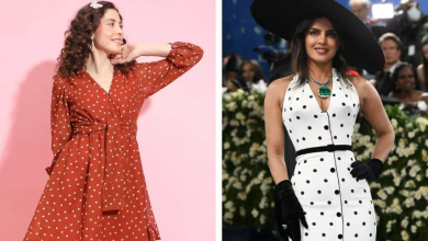 Photo of Polka Dot का रेट्रो लुक बना फैशन का नया स्टेटमेंट, प्रियंका चोपड़ा से लेकर कॉलेज गर्ल्स तक हैं दीवानी