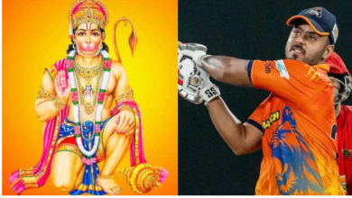 Photo of नितीश राणा को बजरंग बली से मिलती है ताकत